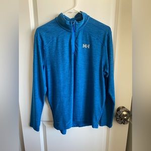 Helly Hansen Men’s Blue 1/4 Zip Base Layer